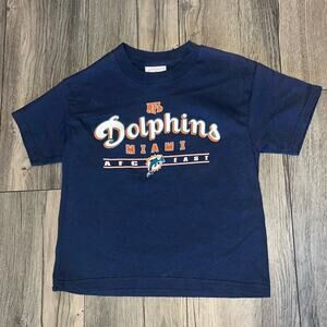 NFL Blue Miami Dolphins Kids T-Shirt NWT Size small